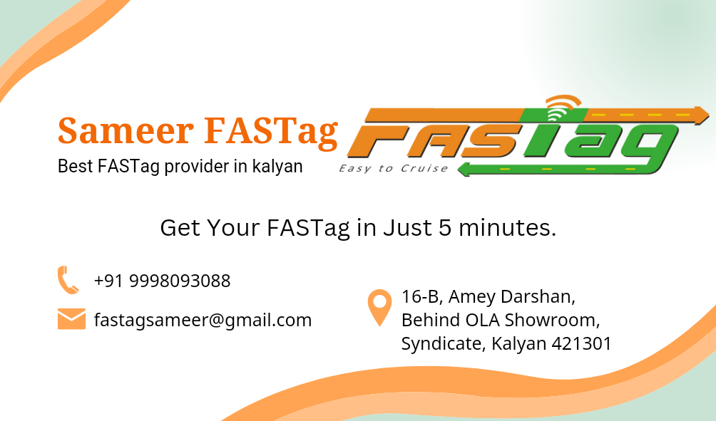 Welcome To Sameer Fastag